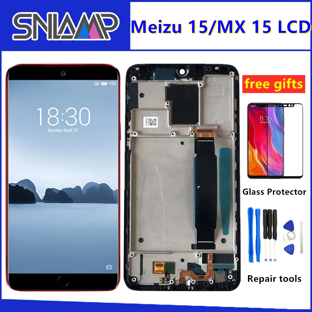 Оригинал для 5 46 &quotMeizu 15 MX ЖК дисплей + сенсорная панель дигитайзер M881Q M881C M881M lcd