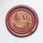 Улыбающееся лицо латунный штамп с деревянной ручкой, DIY старинная печать в стиле ретро, персонализированные сургучная печать высокое качество изысканный Краски сургучная печать