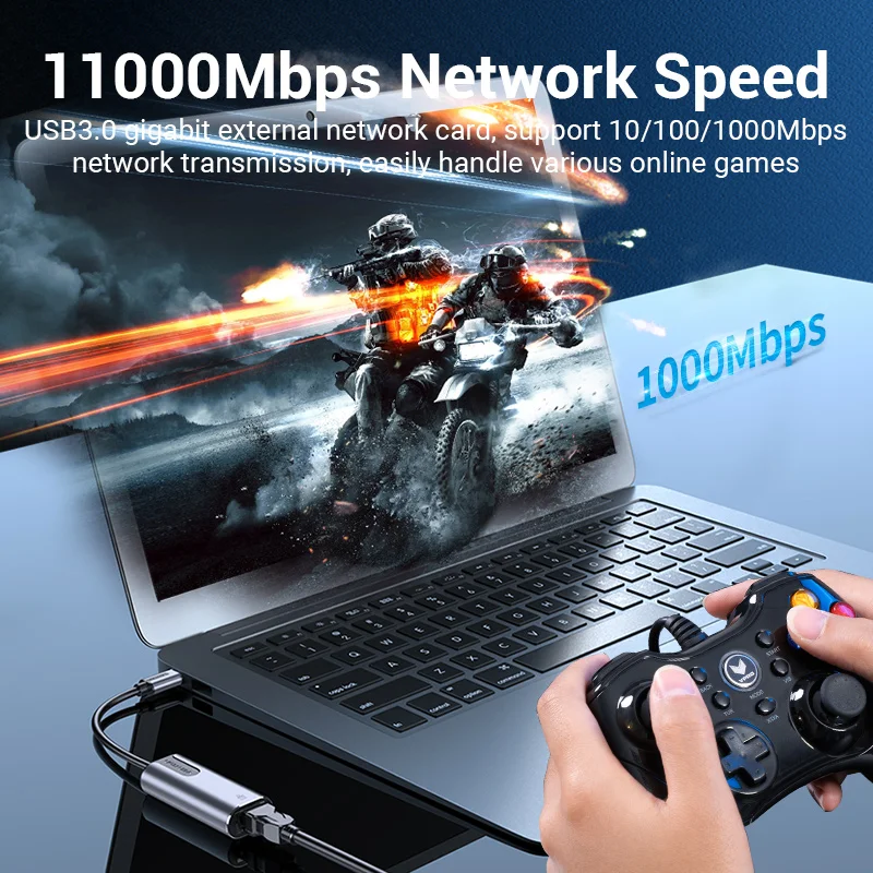 Сетевая карта Vention usb-c/1000 Мбит/с RJ45 для MacBook Huawei P40 Pro | Компьютеры и офис