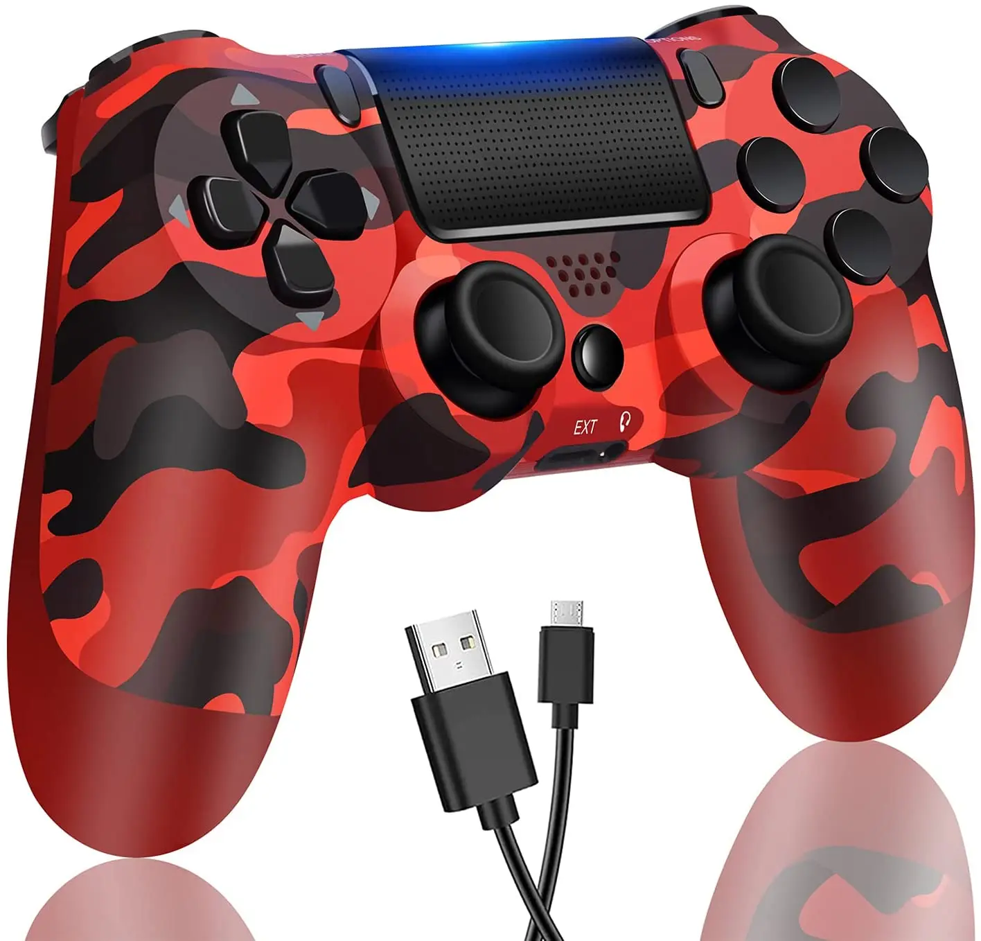 

ATISTAK Wireless Controller Compatible for PS4, Game Controller Joystick Work with Playstation 4 with Stereo Headset Jack/Touch