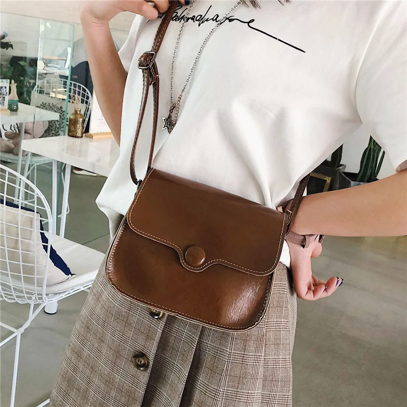 Женская сумка через плечо Youda повседневная однотонная в стиле ретро 2019 | Багаж и