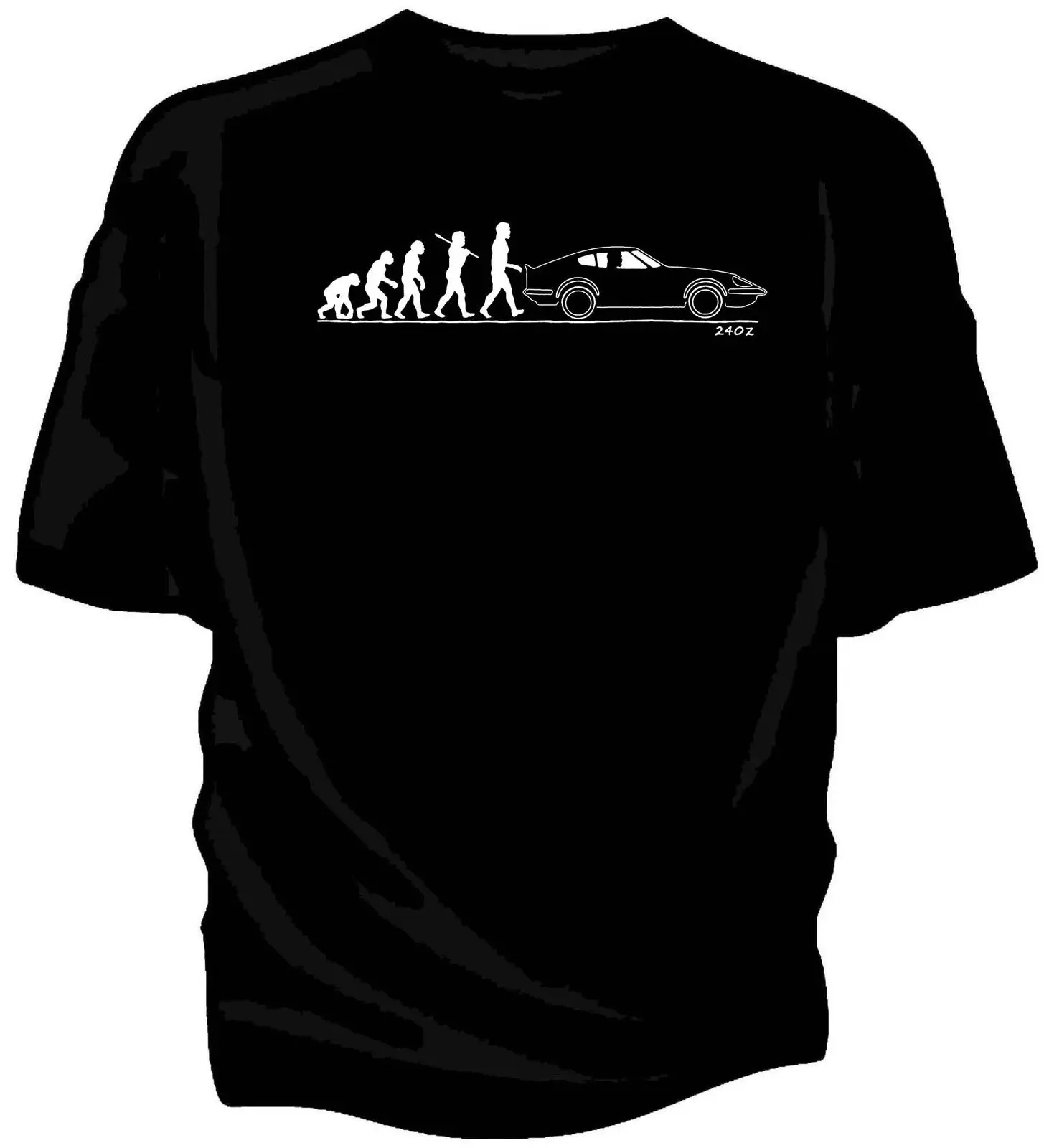 

Hot Selling Top Fitness Male Evolution of Man Classic Car T-Shirt Classic Japanese Car Fans 240Z Homme Short Sleeve