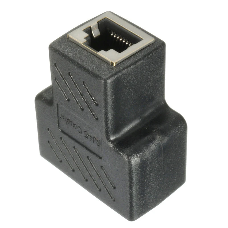 RJ45 муфта Женский Разъем 2 способа сетевой сплиттер адаптер удлинитель LAN подходит