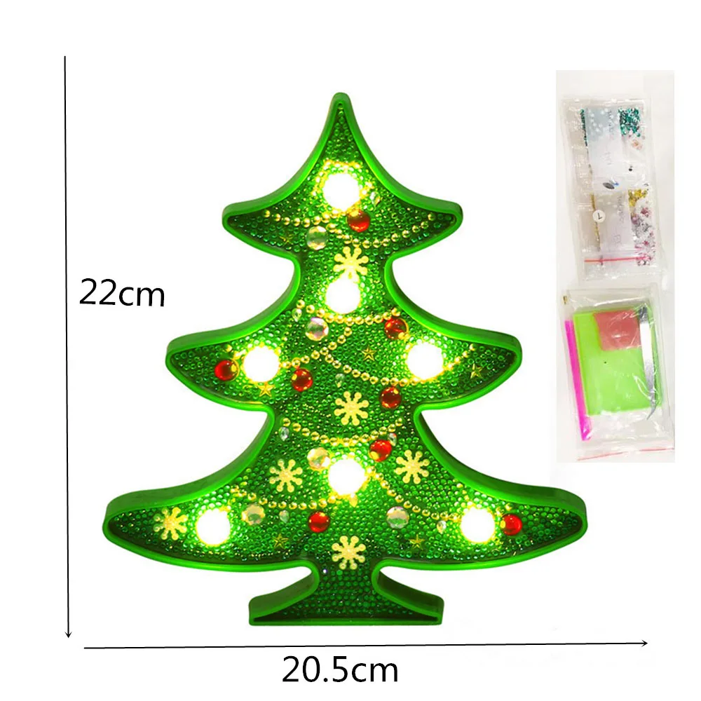 Горячая 5d Diy Led алмазная живопись мультфильм животных Единорог ночной Светильник круглая дрель прикроватная Украшение Вышивка коробка кристалл - Цвет: sheng dan shu