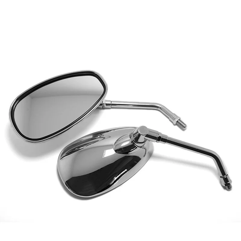 

Paired motorcycle mirrors for Honda, aluminum transparent glass mirrors