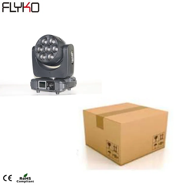 Бесплатная доставка заводская цена светодиодный зум-луч 7 шт. 40 Вт RGBW 4-в-1 - купить