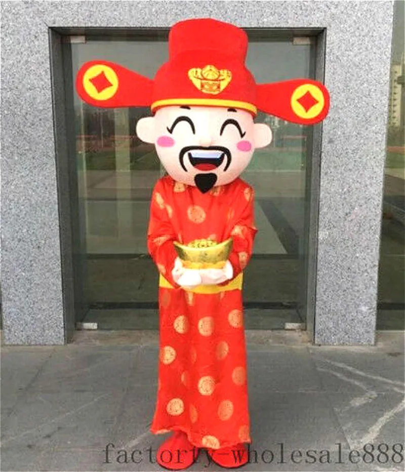 Хэллоуин Бог богатства талисман костюм Вечерние игры Косплэй нарядное платье