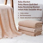 детская кроватка Матрасы муслиновая туника детям 6-слойное детское одеяло из бамбука и хлопка, Пеленальное Одеяло для младенцев, теплое одеяло для сна, покрывало для кровати, муслиновое детское одеяло