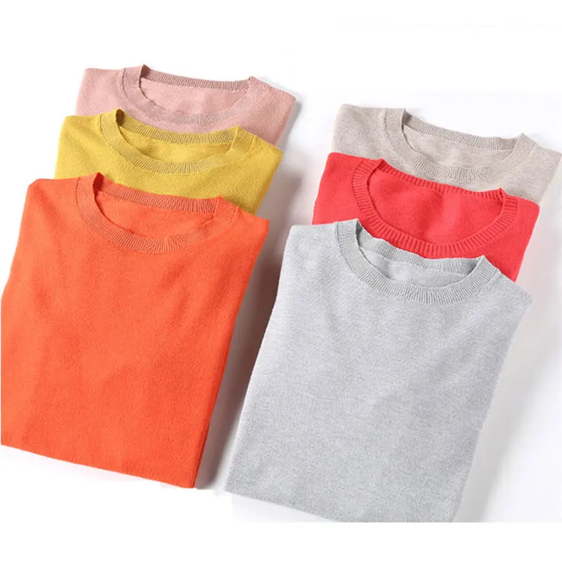 

2020 Autumn Korean Sweater Women Knitted Sweater Pullover Women Jumper Ladies Long Sleeve Basic Sweaters For Women Knitwear