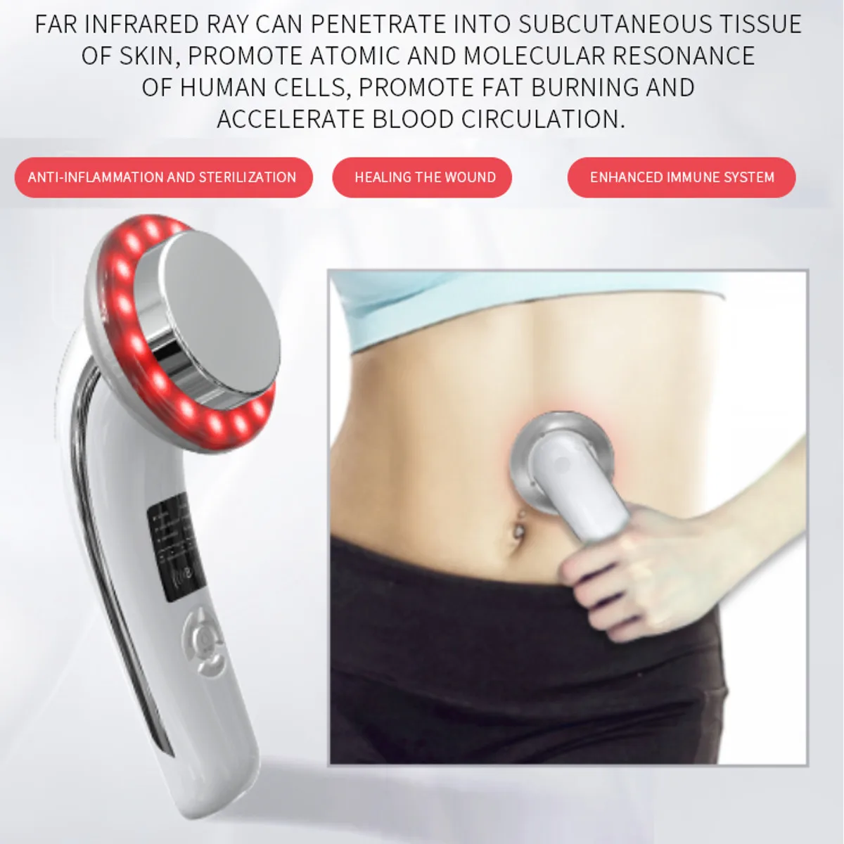 Goede Gezicht Lifting 6 In 1 Ems Infrarood Ultrasone Body Massager Apparaat Echografie Afslanken Vet Brander Cavitatie Gezicht Schoonheid Machine