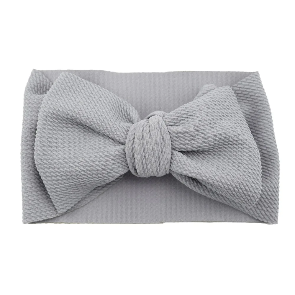

INS European and American children's hair accessories DIY fabric headband baby headgear baby headband nylon big bow head flower