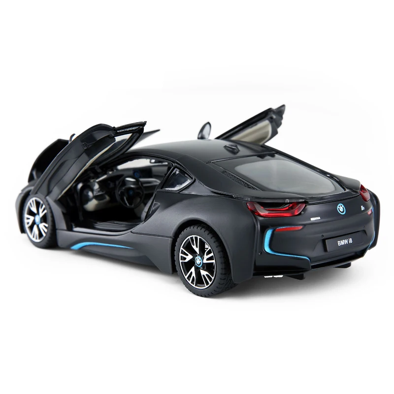 RASTA 1:24 BMW i8 black car сплав модель автомобиля Моделирование украшения коллекция