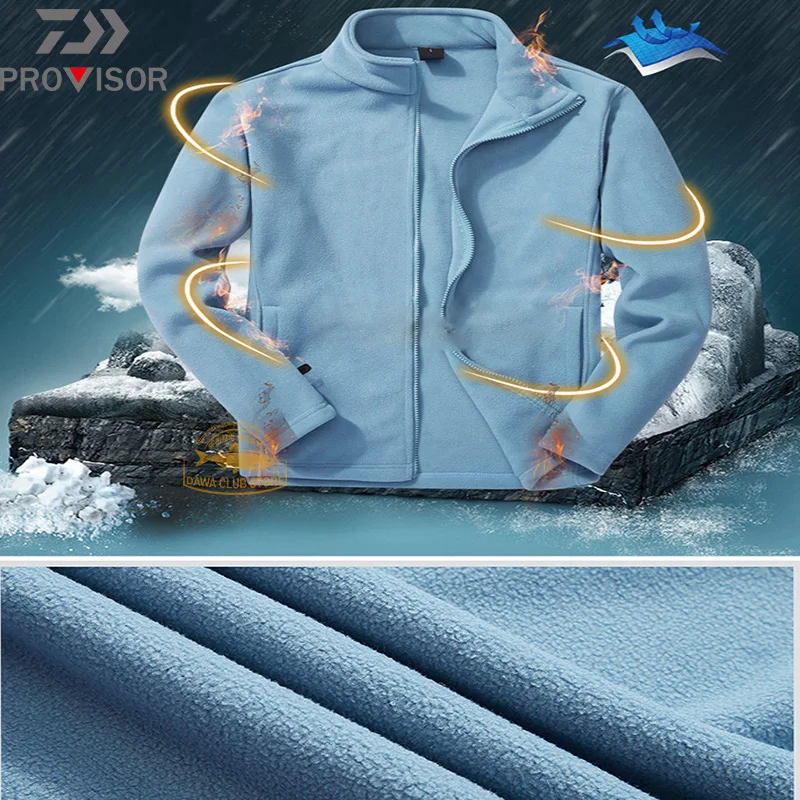 

2020 New DAIWA Fishing Clothes Winter Hunting Waterproof Cold Warm Fishing Jacket Men's Outdoor on Foot Liner Fishing Jacket