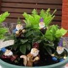 5 шт. Феи садовые миниатюры гном микро карликовые мини-фигурки гном садовые гномы и карликовые полимерные карликовые фигурки для украшения сада