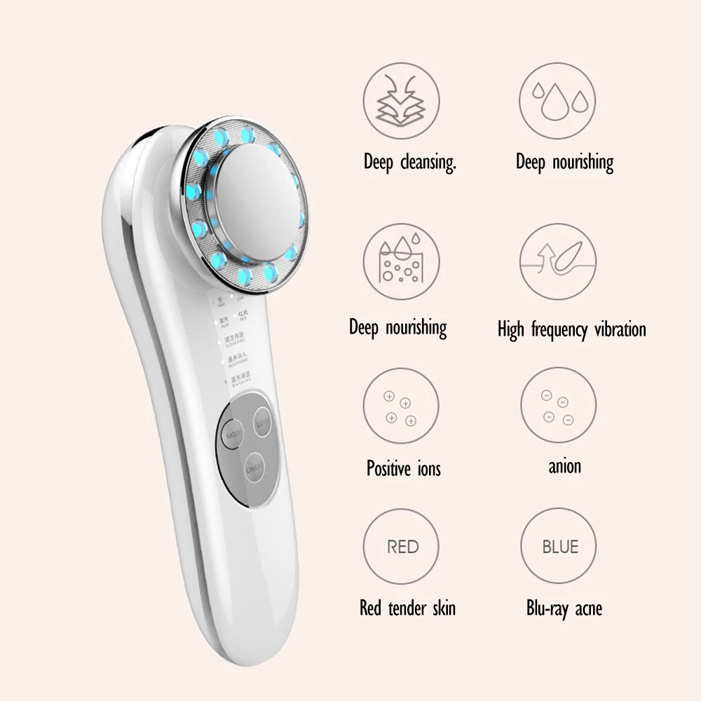 Мезотерапия для лица Электропорация радиочастотный подтягивающий массажер