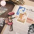 Mr.paper 100 sztuk/pudło Vintage Story papier pakowy Scrapbooking/tworzenie kartek/pisanie pamiętnika DIY pamiętnik dekoracji karty LOMO