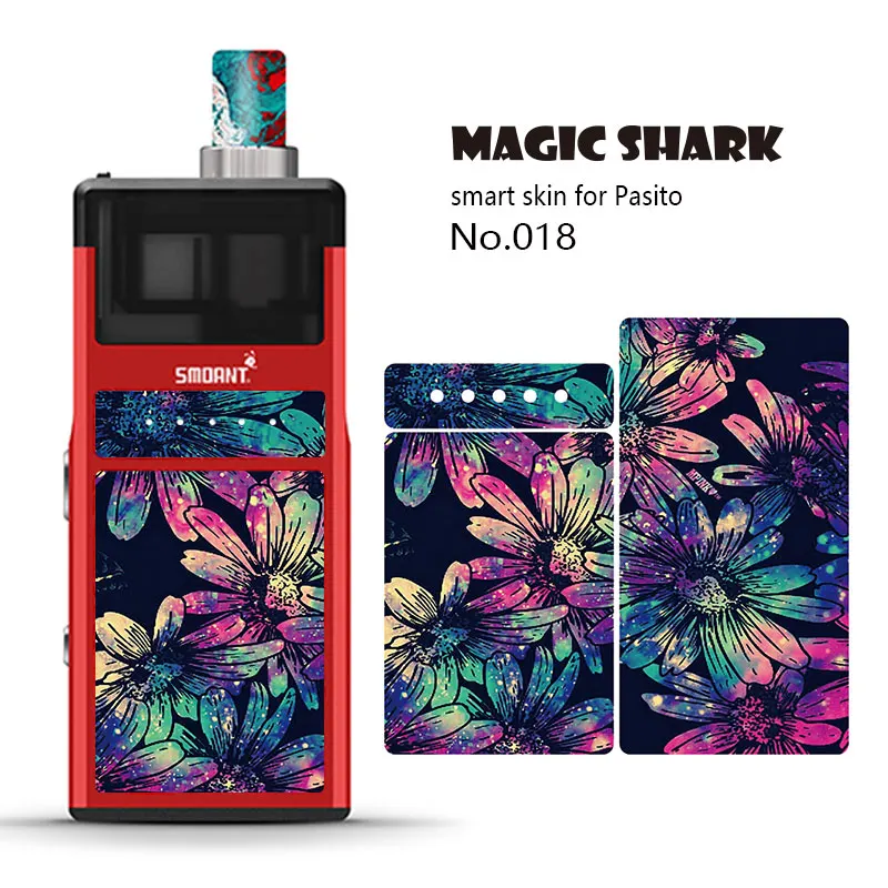 

Fashion Zombie Dollar Money PVC Bumpy Vape Case Cover Film Sticker for Smoant Pasito