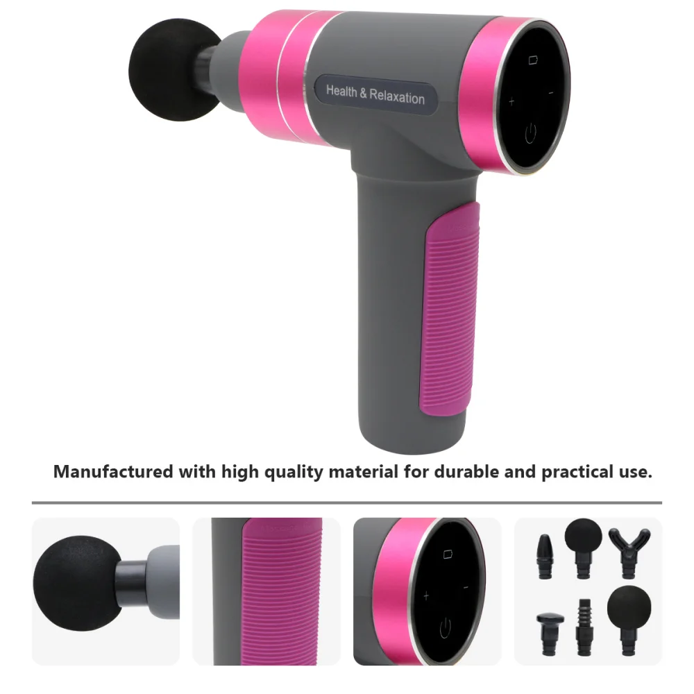 

1pc Electric Fascia Massager USB Charging Muscle Relaxation Massager Vibration Fitness Equipment Muscle Massager (Purple)