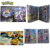 144pcs pokemon holder pikachu album toys collections pokemones cards album book top loaded list charizard toys gift for children