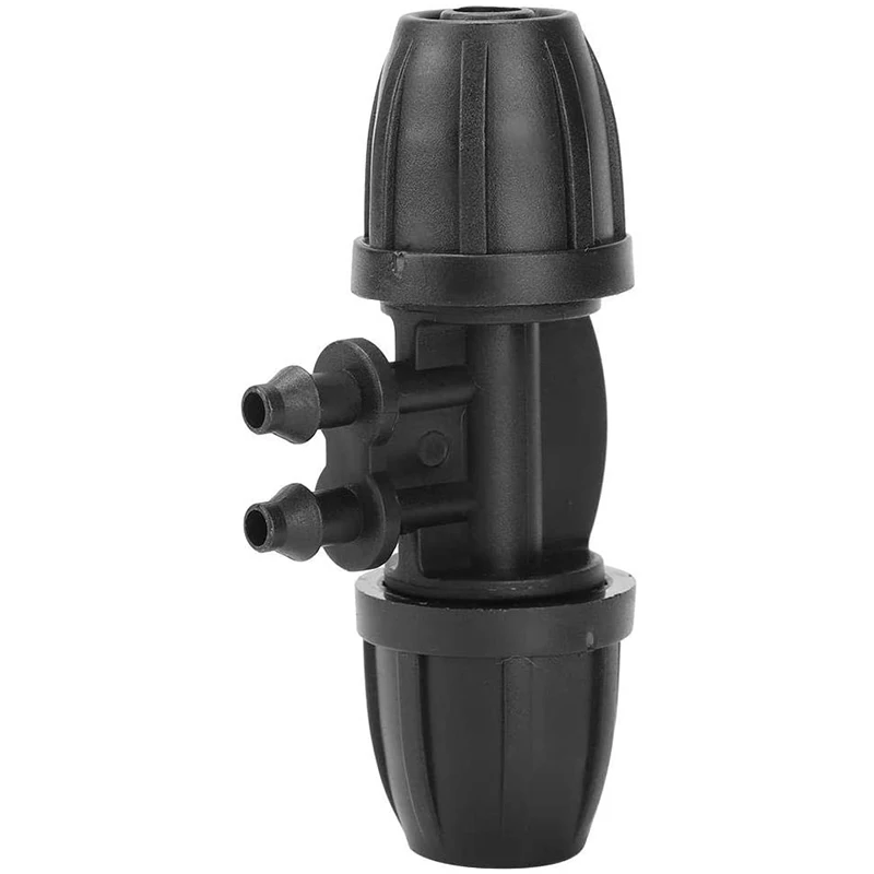 

50 Pcs Four-Way Water Hose Connection Garden Irrigation Fitting for 8/12 Hose Water Connection