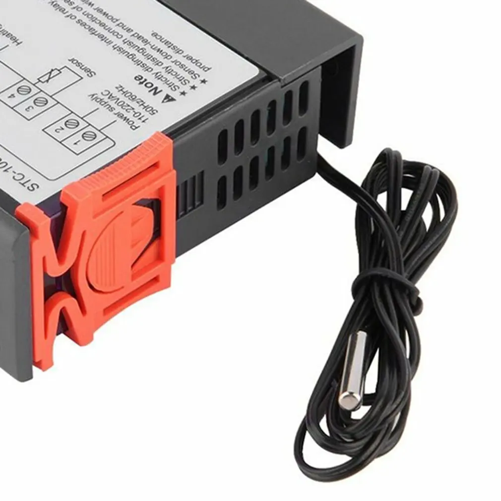 Thermostat stc-1000 ABS Aquarium hatching seafood machine Electronic digital microcomputer temperature controller switch 1 Piece |