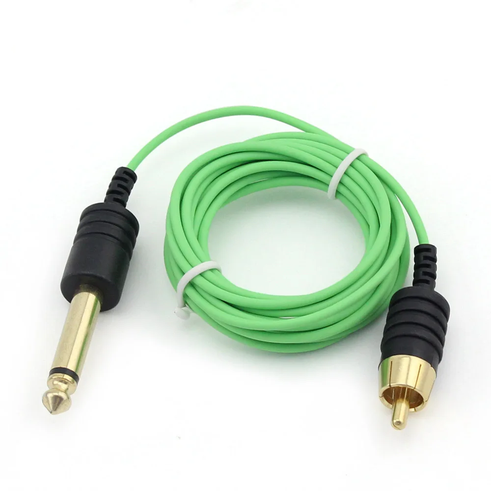 Шнур RCA для татуировки ручной работы прямой тонкий кабель разных цветов|Блок