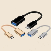 2 in 1 type c otg adapter cable for samsung s10 s10 xiaomi mi 9 android macbook mouse gamepad tablet pc type c otg usb cable