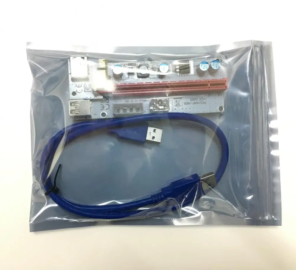 Адаптер PCI E Express с 1X на 16X адаптер для расширения графики SATA 15 контактов 6 4 контакта