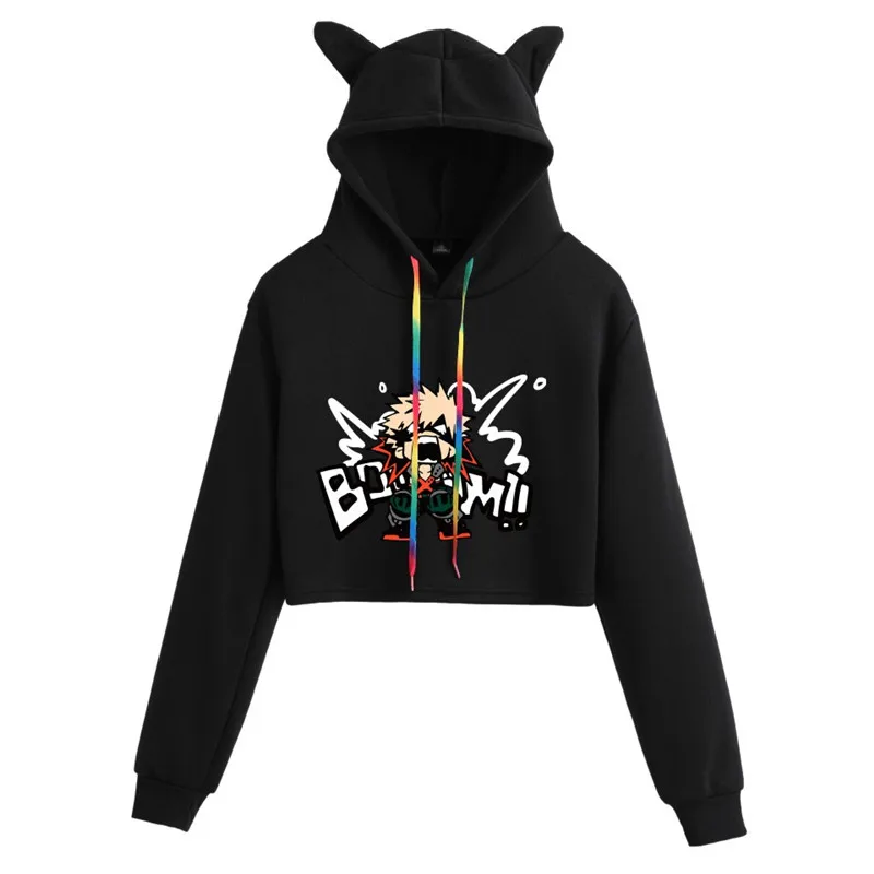 Толстовки с капюшоном в стиле аниме My Hero Academia Bakugo костюм кацуки для косплея Todoroki