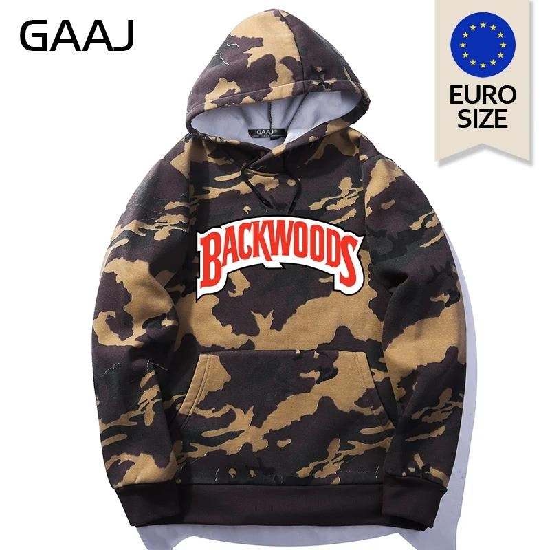 Camo Yellow Новинка, мужская толстовка с капюшоном, европейский размер США, брендовая флисовая толстовка с капюшоном, уличная Мужская толстовка, более размера d, Зимние флисовые толстовки для мужчин - Цвет: Camo Yellow