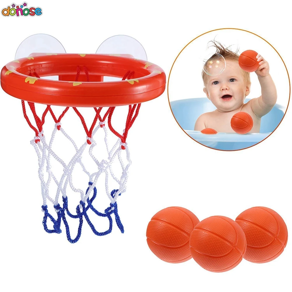 Детские забавные игрушки для ванны пластиковая корзина набор игрушек стрельбы