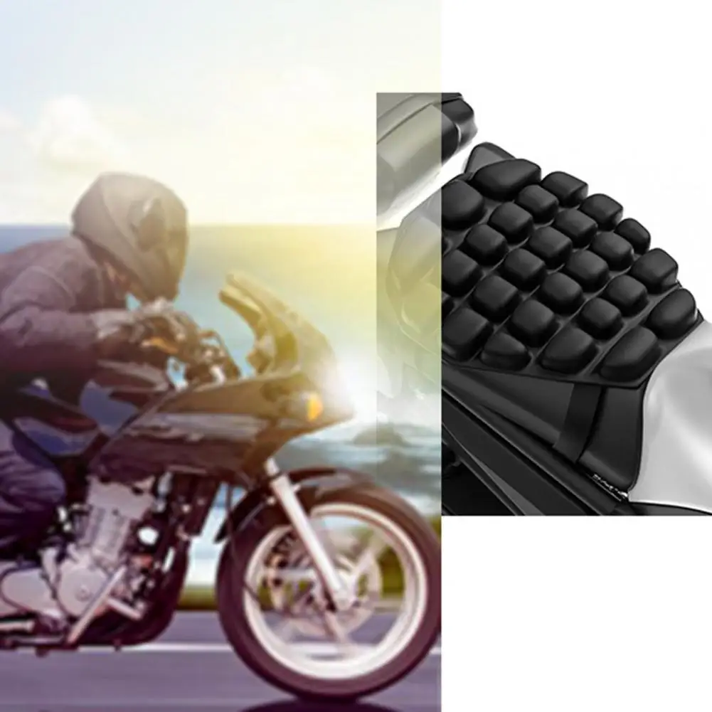 Черные амортизирующие подушки на сиденья мотоцикла подкладка для автомобиля