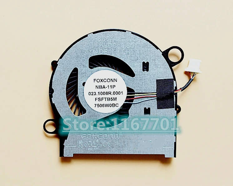 

New Original Laptop/Notebook CPU Cooling Fan For HP Pavilion 11M 11T X360 TPN-W124 924417-001 NBA-11P 023.1008R.0001