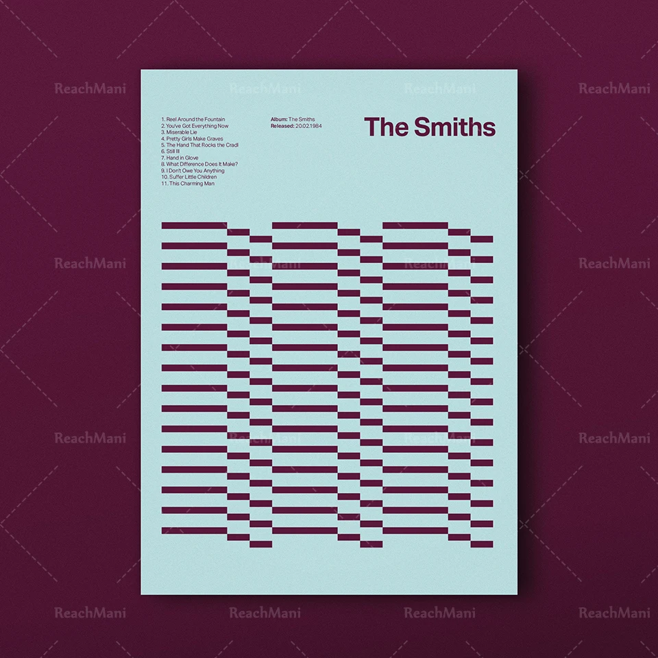 The Smiths постер Art Print музыкальный smiths Смит | Дом и сад
