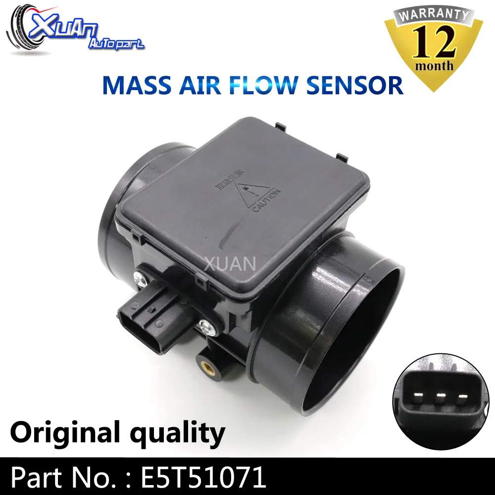 Датчик воздушного потока XUAN MAF E5T51071 для Mazda 626 MK IV Ford Probe II 2 0 16V 93-97 0-2.5L 1 8 8l |