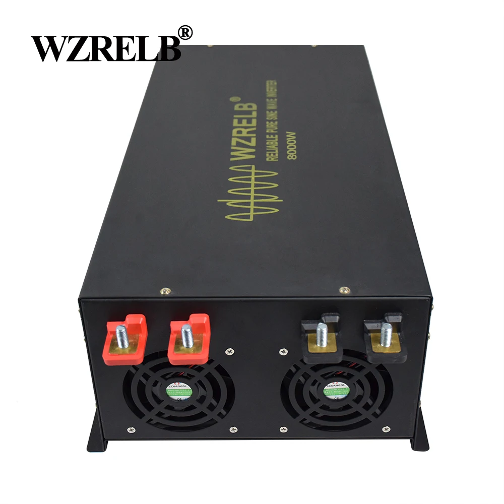 

8000W Pure Sine Wave Inverter 24V 230V Generator Inverter Solar System DC to AC Converter 12/48V to 120/220/240V Remote Control