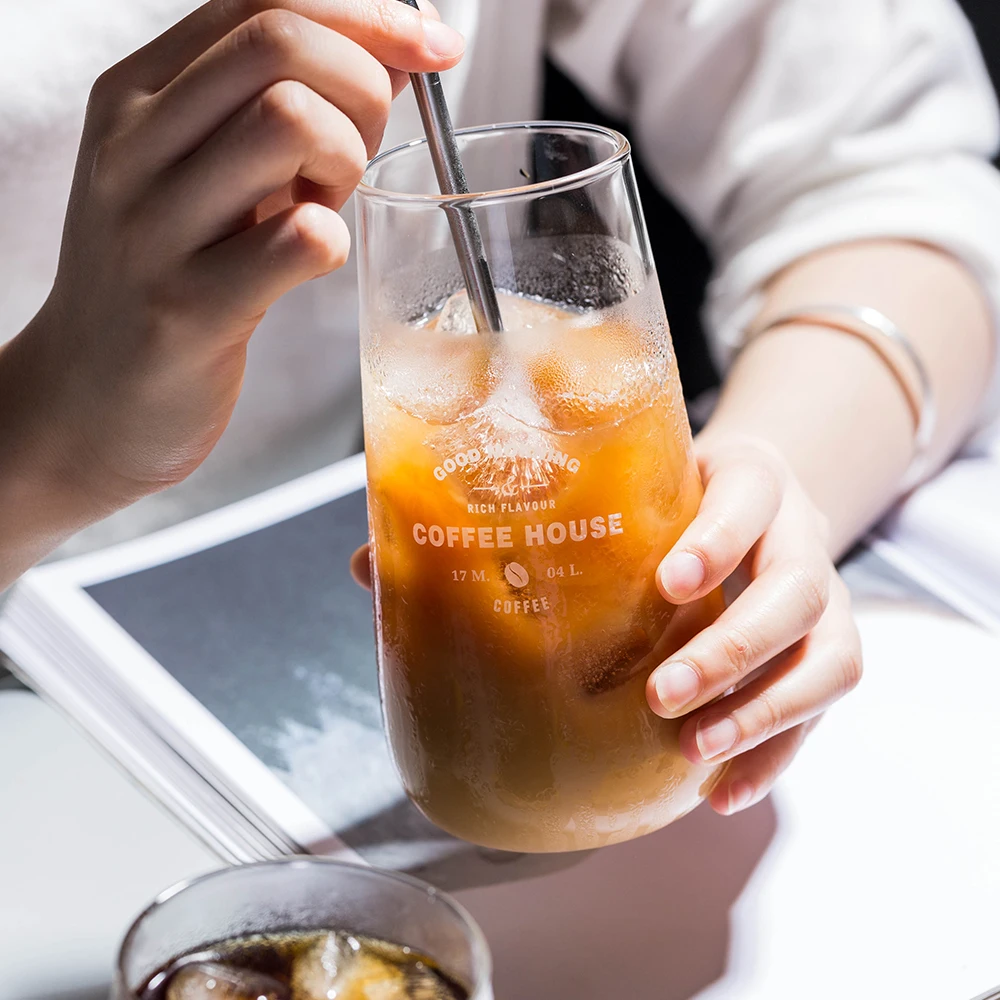 MDZF стеклянная кружка в европейском стиле сок молоко завтрак кофе термостойкий