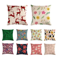 cushion cover flower pillow case deer sofa bedroom home decor throw pillow cover home decor almofadas
