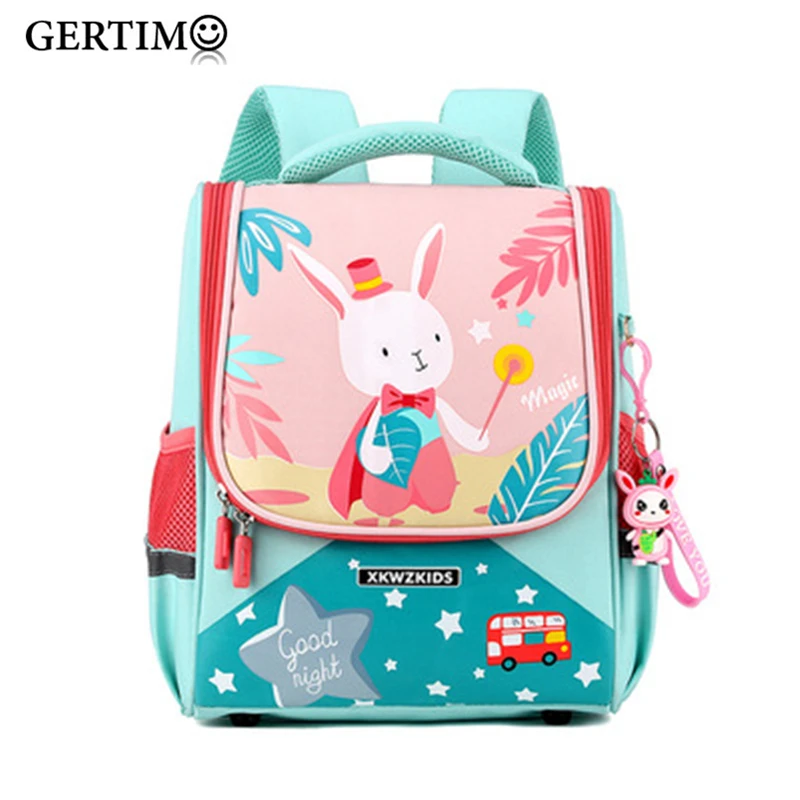 Children FASHION Orthopedic Bag kids Kawaii School Supplies Bags Cartoon Animal Dinosaur Rabbit Kindergarten Primary Backpacks
