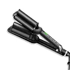 Щипцы для завивки волос, профессиональная плойка с тремя трубками и турмалиновым керамическим покрытием