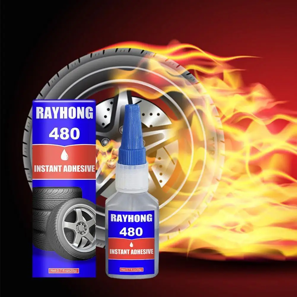 

20ml Car Tire Powerful Repair Glue Black Soft Rubber Glue Wheel Seal Motorcycle Tire Repair Auto Repair Universal Tools Str D3G7
