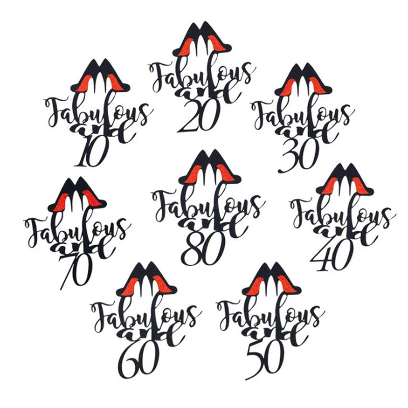 1 шт. сказочные цифры топперы для кексов на день рождения мужчин и женщин