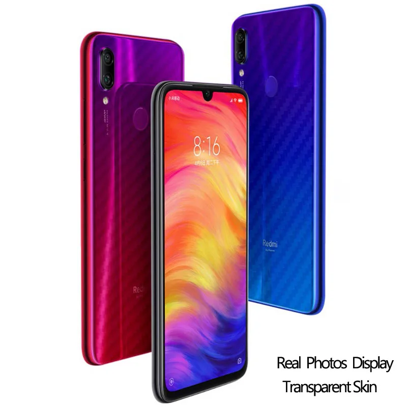 Мягкий задний протектор экрана для Xiaomi Redmi Note 7 3D пленка из углеродного волокна Redmi Note 7 задняя крышка пленка стекло редми ноут 7 redmi note 7 наклейка