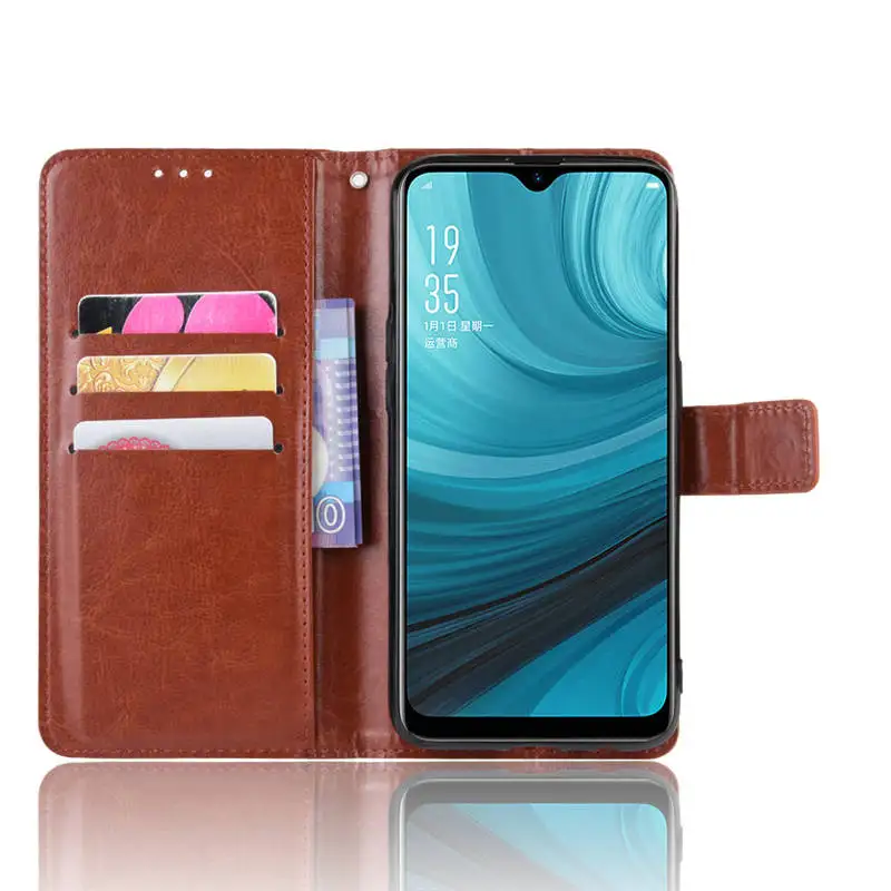 Чехол Oppo A5s чехол AX5s с откидной крышкой для телефона AX из искусственной кожи OppoA5s