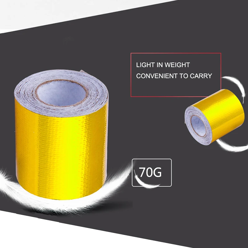 Отражающая Золотая Тепловая лента воздухозаборная ткань отражающий тепловой