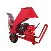 Hot Wood Chopper Gasoline Chipper Small Wood Branch Grinder For Sale
