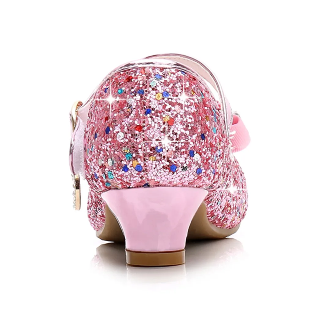 Детская обувь для маленьких девочек с жемчужинами и кристаллами принцессы