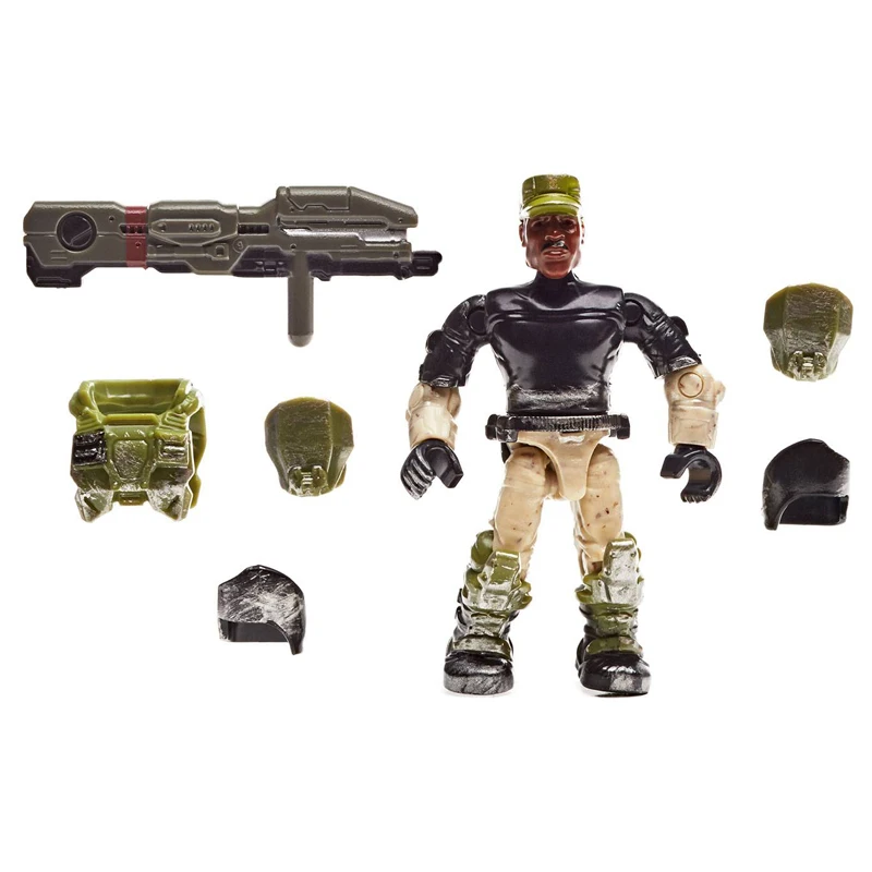 Строительные блоки Mega Bloks 220 x Halo Heroes FFM80 Series 5 Sergeant Johnson строительные игрушки