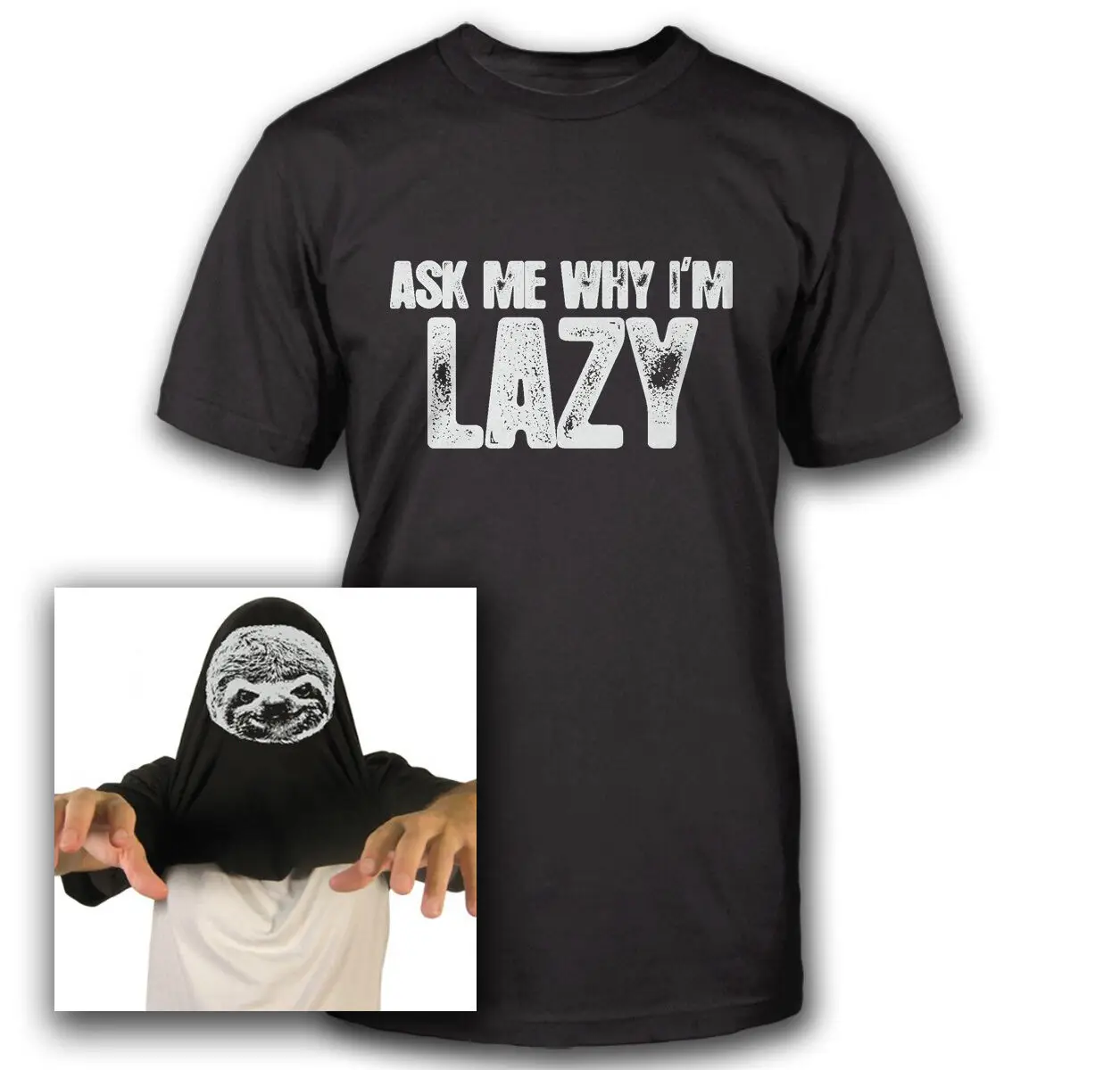 Ленивый спроси меня почему я ленивый флип топ забавная Милая футболка с