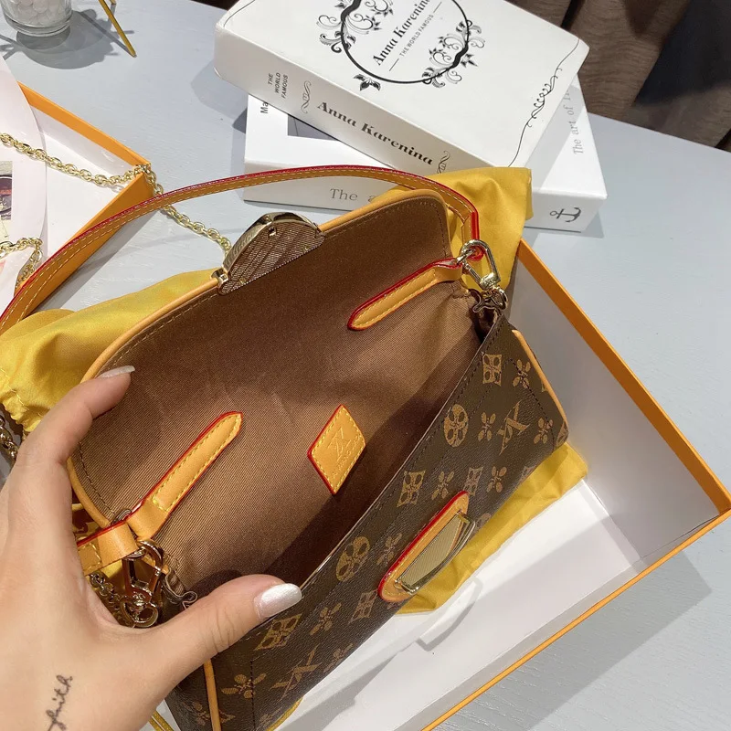 

Real Cowhide Leather Small Flap Bag for Women 2020 New Fashion Shoulder Bags Lady Faashionable Purses and Handbags Designer Bag